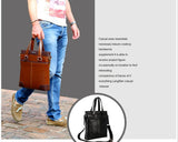 Fashion Dark Edges Briefcase Messenger