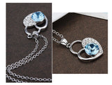 NLFA307 Fashion Lock of Heart Pendant Necklace