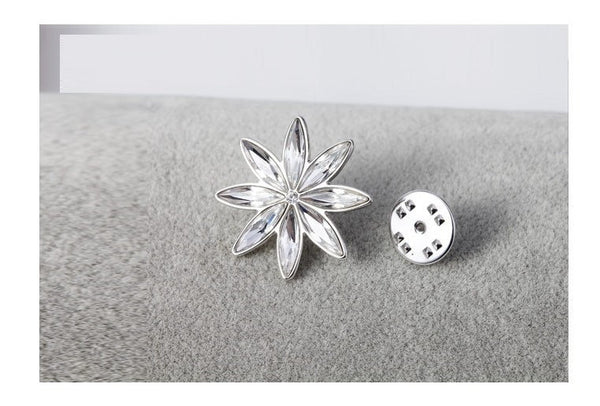 JRFBC008 Fashion Charm Flower of Swords Brooch