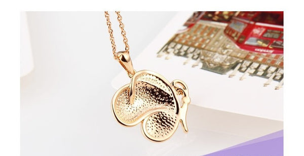 NLFA202 Vintage Dream Butterfly Pendant Necklace