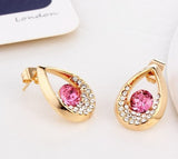 ERFA182 Classical Charm Tears in Heaven Stud Earrings
