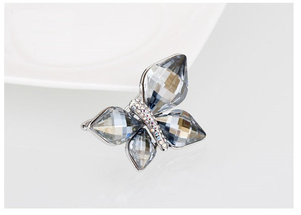 JRFBC012 Fashion Charm Flying Butterfly Brooch