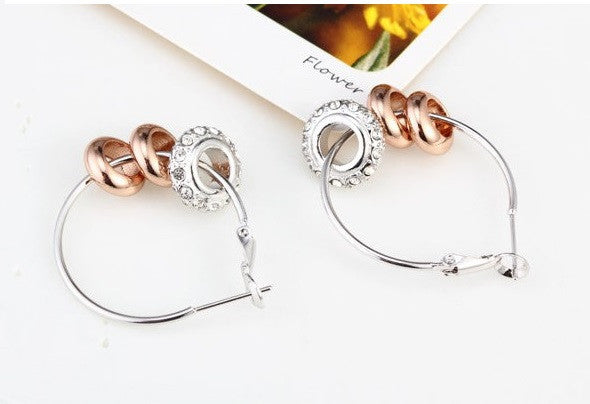 ERFA193 Classical Charm Jingle Bells Omega-back Earrings