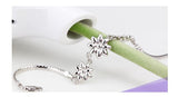 BLFA078 Fashion Charm Trio of Flowers Bracelet