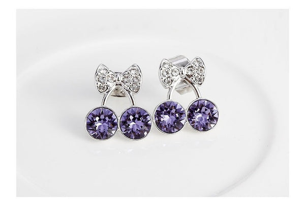 ERFA164 Trendy Charm Cherry Stud Earrings