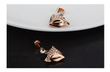 ERFA217 Fashion Charm Beauty Fox Stud Earrings