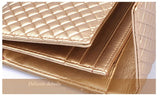 Quilted Honeycomb Clutch