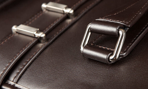 Fashion Solid Roomy Black Briefcase