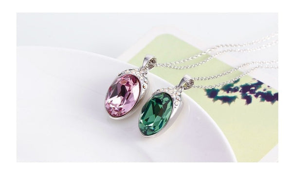 NLFA179 Charm Water Drop Pendant Necklace