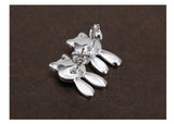 ERFA220 Fashion Charm Rabbit with Long Ears Stud Earrings