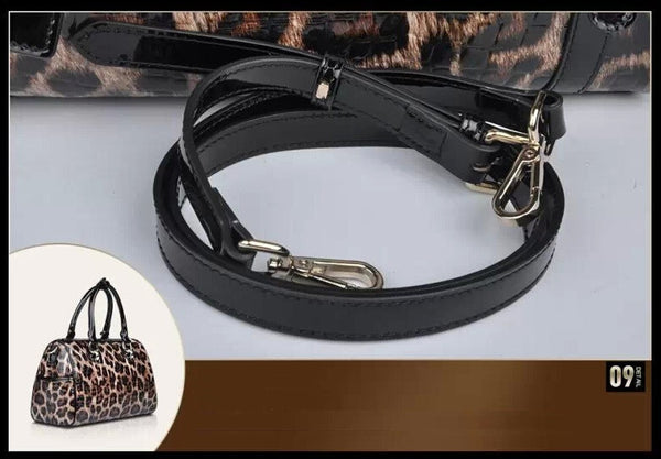Leopard Crossbody Doctor Bag