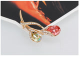 JRFBC005 Fashion Charm Branch of Flower Brooch