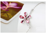 NLFA186 Charm Five-leaf Clover Pendant Necklace