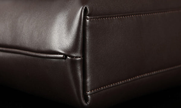 Fashion Solid Roomy Black Briefcase