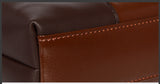 Fashion Dark Edges Brown Briefcase Messenger Bag