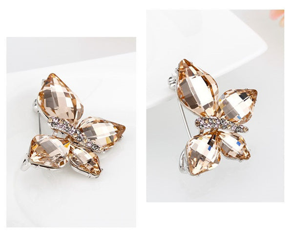 JRFBC012 Fashion Charm Flying Butterfly Brooch