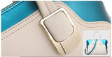 Fashionable Two-tone Colorblock Tote Bag