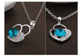 NLFA307 Fashion Lock of Heart Pendant Necklace