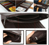 Classic Three Color Options Long Wallet Wristlet