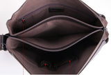 Fashionable Charm Coffee Color Briefcase Messenger