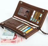 Trendy Three Color Options Men Wristlet Wallet