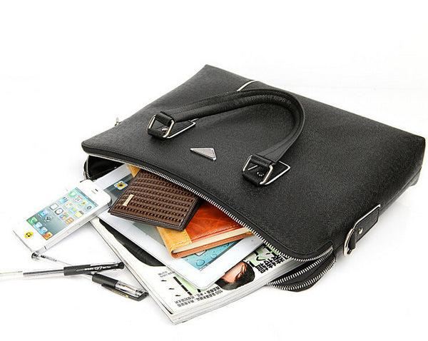 Fashion Solid Three Color Options Crossbody Briefcase
