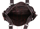 Fashion Solid Durable Brown Duffle Travel Bag