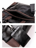 Fashion Coffee Edges Black Briefcase