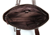 Fashion Beige Top Brown Crossbody Briefcase
