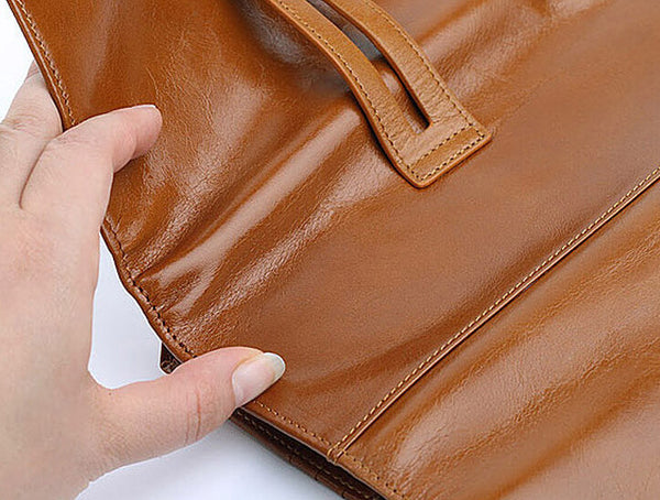 Charm Durable Solid Brown Long Size Women Wallet