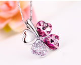 NLFA089 Fashion Four-leaf Clover Pendant Necklace