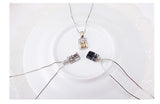 NLFA041 Charm Half Bucket Pendant Necklace