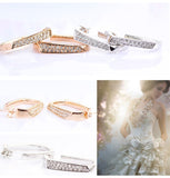 ERFA010 Vintage Charm Hook Stud Earrings