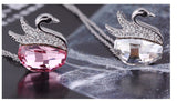 NLFA066 Charm Swan Pendant Necklace