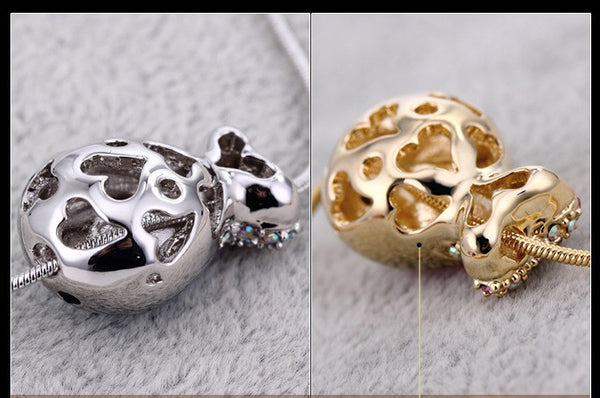 NLFA058 Charm Fish Pendant Necklace