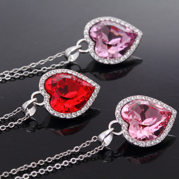 NLFA053 Charm Loving Heart Pendant Necklace