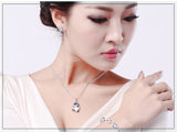 NLFA067 Fashion Combination of Hearts Pendant Necklace