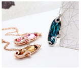 NLFA042 Charm Water Drop Pendant Necklace