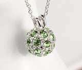 NLFA221 Charm Ball Pendant Necklace