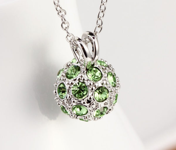 NLFA221 Charm Ball Pendant Necklace