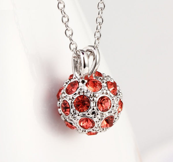 NLFA221 Charm Ball Pendant Necklace