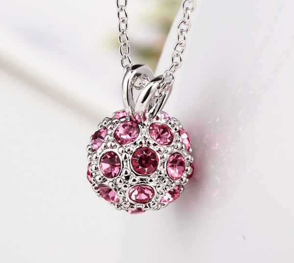 NLFA221 Charm Ball Pendant Necklace